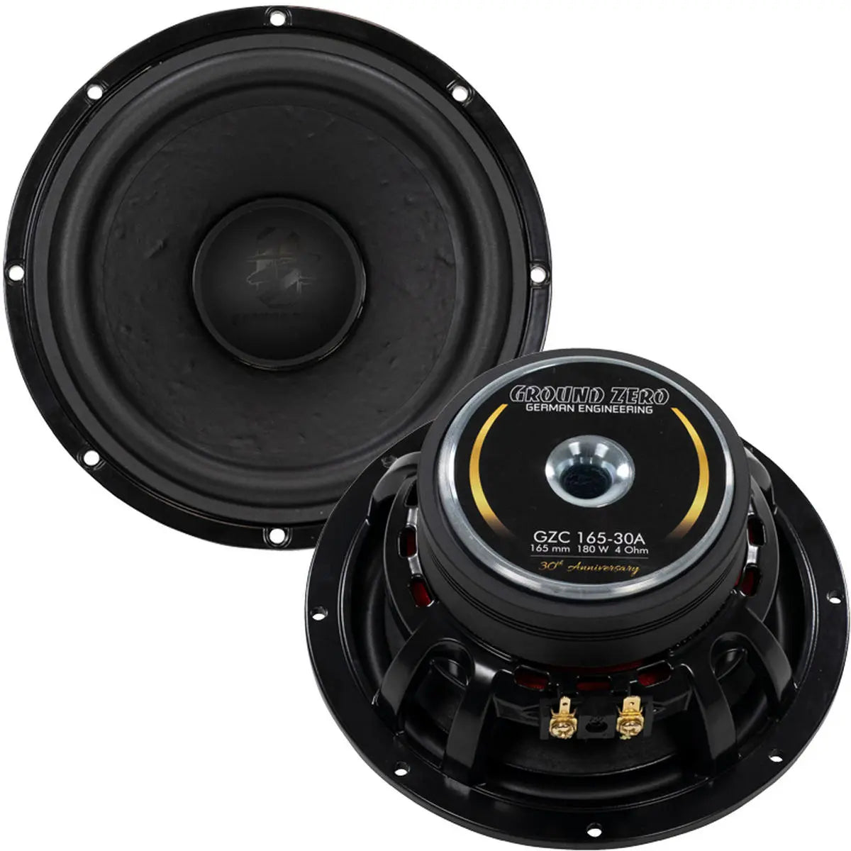 Ground Zero GZC 165-30A -Kitsystem – 6.5 tum – 30th Anniversary