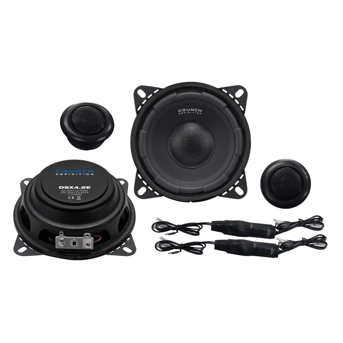 Crunch DSX4.2E – Slimmat kitsystem – 4 tum