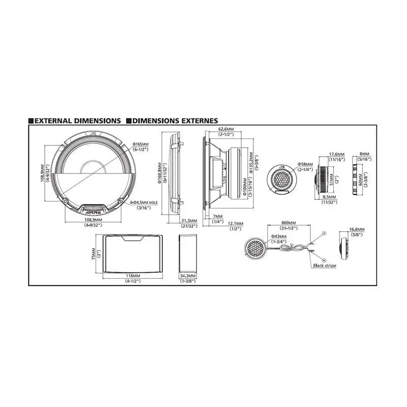 Alpine R2-S652 – 6.5 tum – Kitsystem