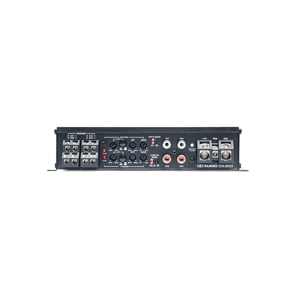 DD Audio D4.800 – Slutsteg – 4-kanal