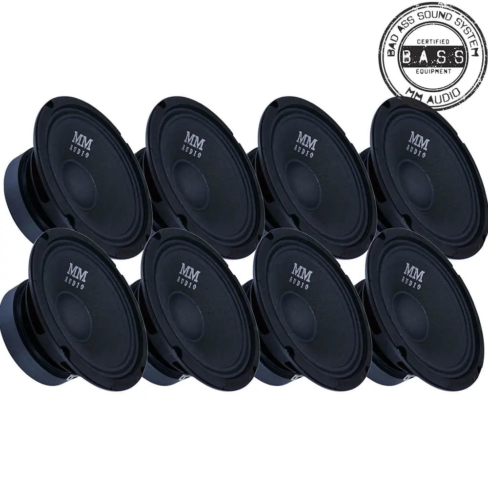 MM Audio Street Pro 6.5 – Midbas – 6.5 tum – 8-pack