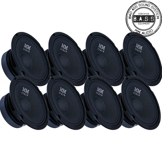 MM Audio Street Pro 6.5 – Midbas – 6.5 tum – 8-pack