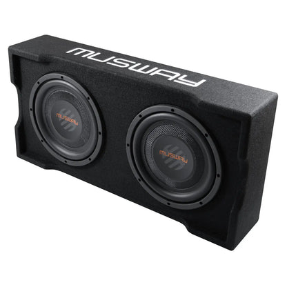 Musway MF210Q2 – 2×10 tum – Baslåda – 2x2ohm