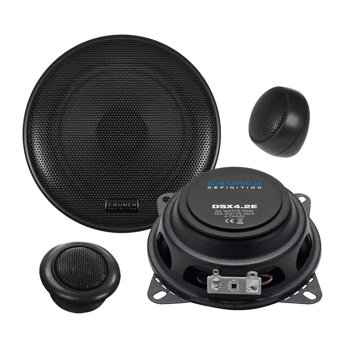 Crunch DSX4.2E – Slimmat kitsystem – 4 tum