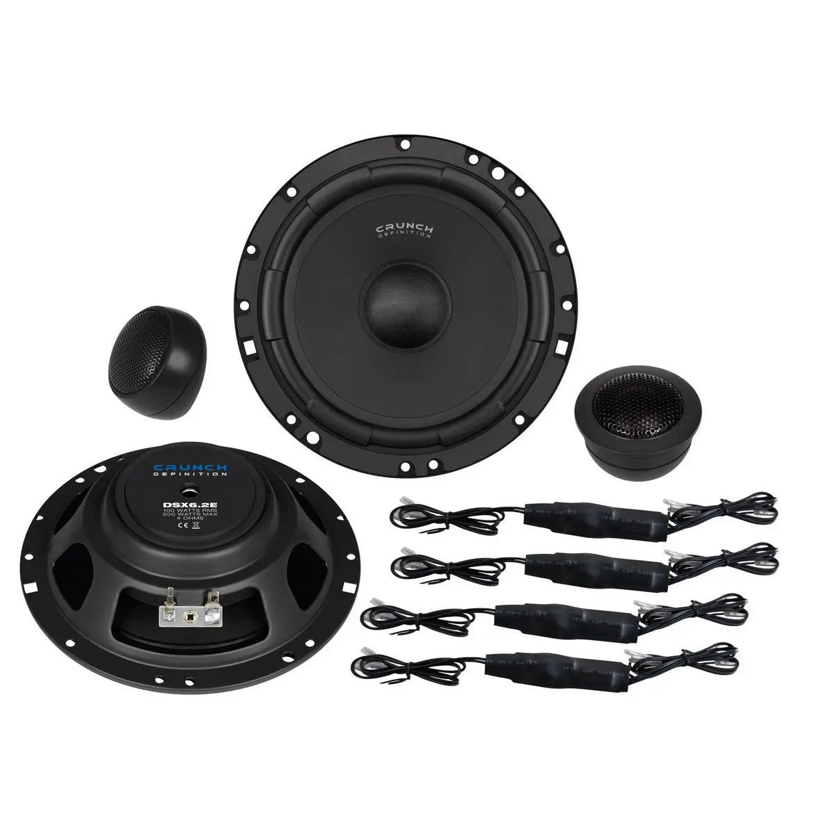 Crunch DSX6.2E – Slimmat kitsystem – 6.5 tum