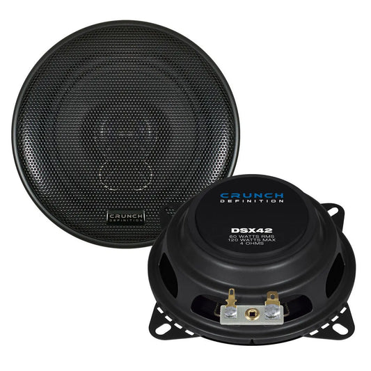 Crunch DSX42 – Slimmad koaxial – 4 tum