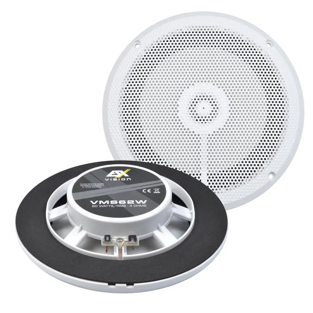 ESX VMS62W – Marinhögtalare – 6.5 tum – Vit